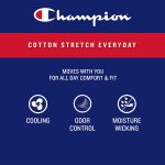 Champion Men's Underwear Boxer Briefs Pack, Moisture-Wicking, Performance Stretch Cotton, Trunks and Long Leg, Multipack